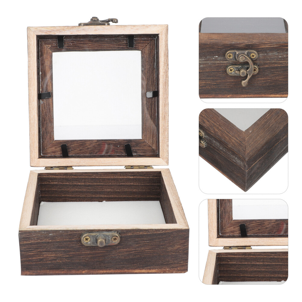 Display Case with LED Lights Butterfly Specimen Box Waterproof Insect
