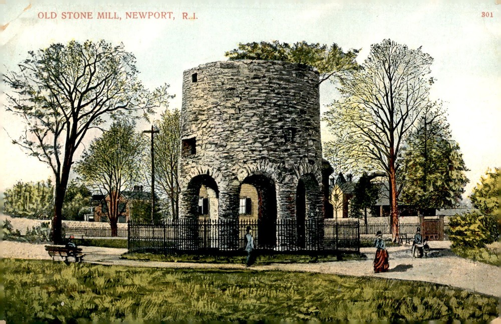 Old Stone Mill, Newport, RI Postcard