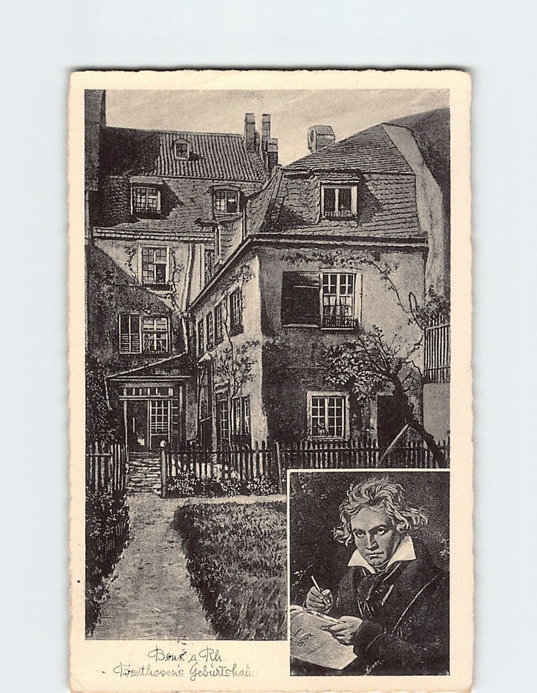 Postcard Beethoven's Birthplace Bonn Germany