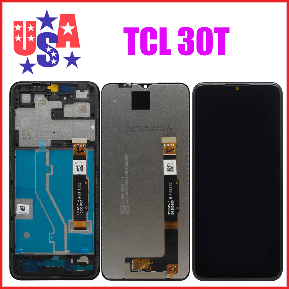 TCL 30 SE 6165H 6165A Digitizer LCD Touch Screen Display Frame Replacement