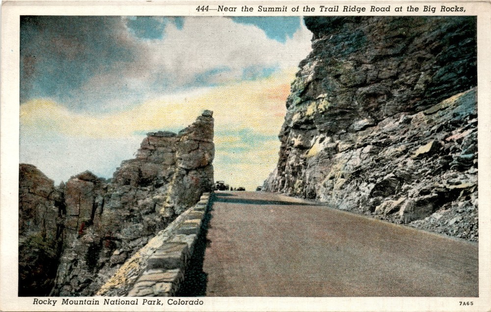 Summit, Trail Ridge Road, Big Rocks, Rocky Mountain National Park, Postcard