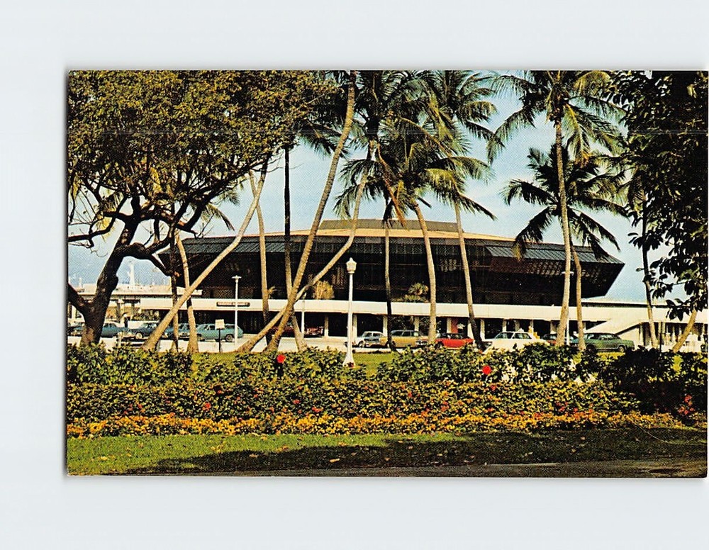 Postcard Miamarina Bayfront Park Miami Florida USA