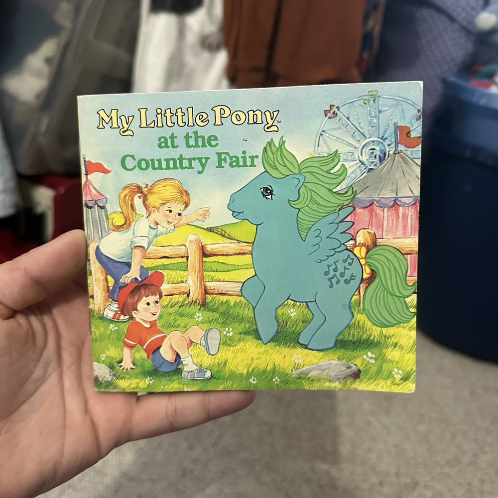 My Little Pony at the Country Fair Vintage Book 1984 Hasbro Paperback