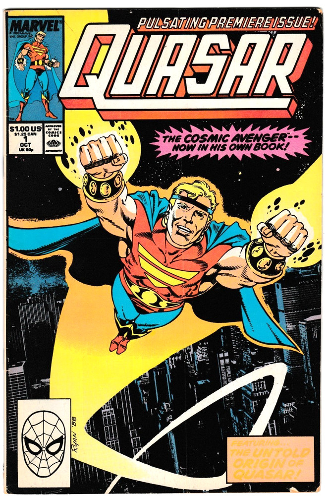 Quasar #1 (Marvel Comics October 1989)