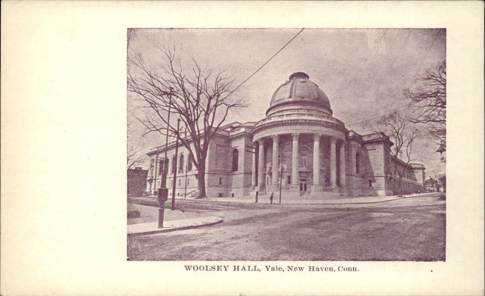 Woolsey Hall ~ Yale ~ New Haven Connecticut ~ c1905 UDB unused postcard