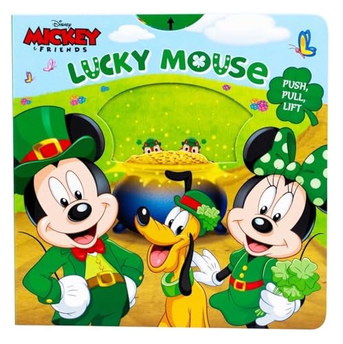 Disney Mickey: Lucky Mouse (Push-Pull-Spin Stories) by Baranowski