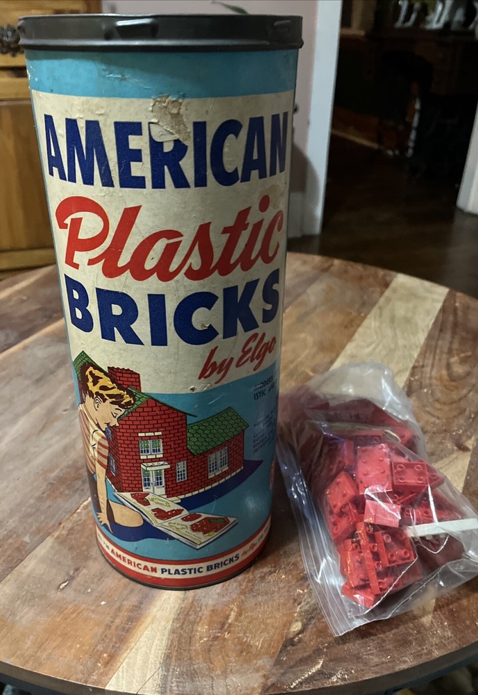 Elgo Plastics American Bricks Plastic Set With Extra Halsam Products Company
