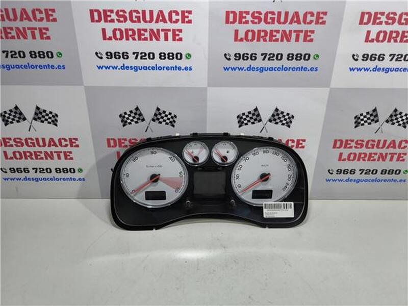 P9661323180 meter dashboard Peugeot 307 S1 2001 254186