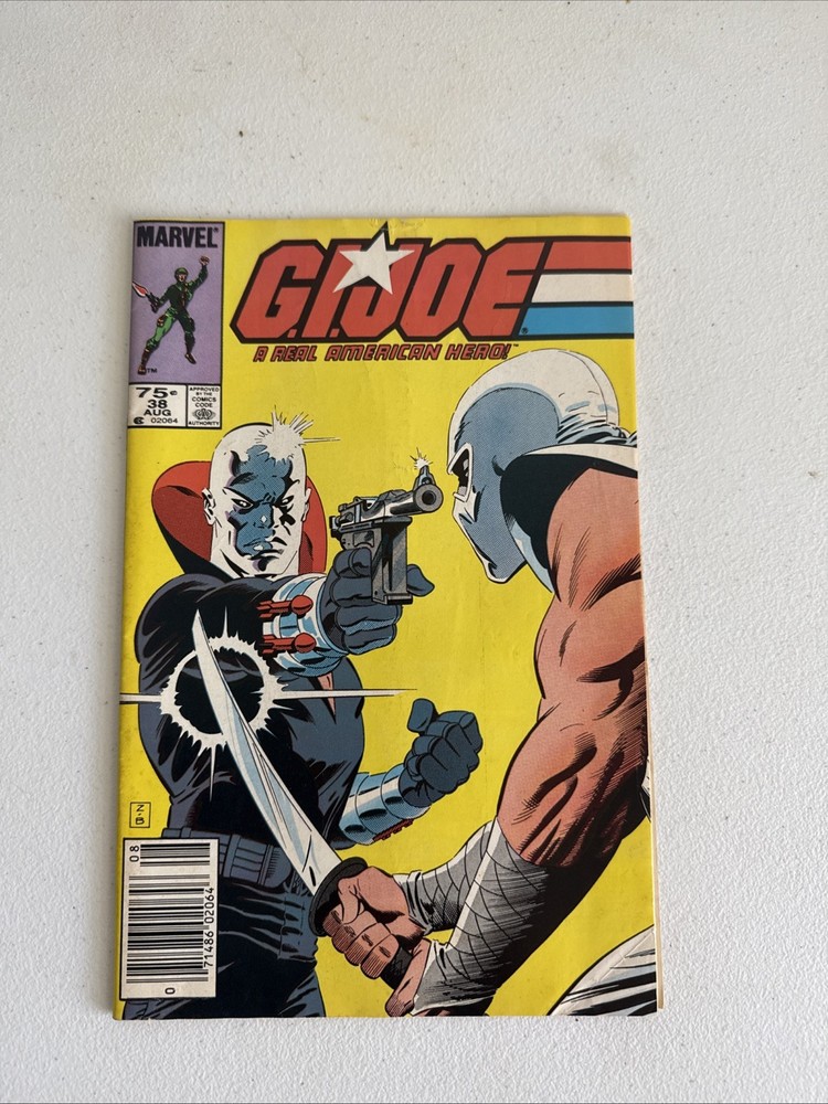 G.I. Joe, a Real American Hero #38 Newsstand Variant (Marvel Comics August 1985)