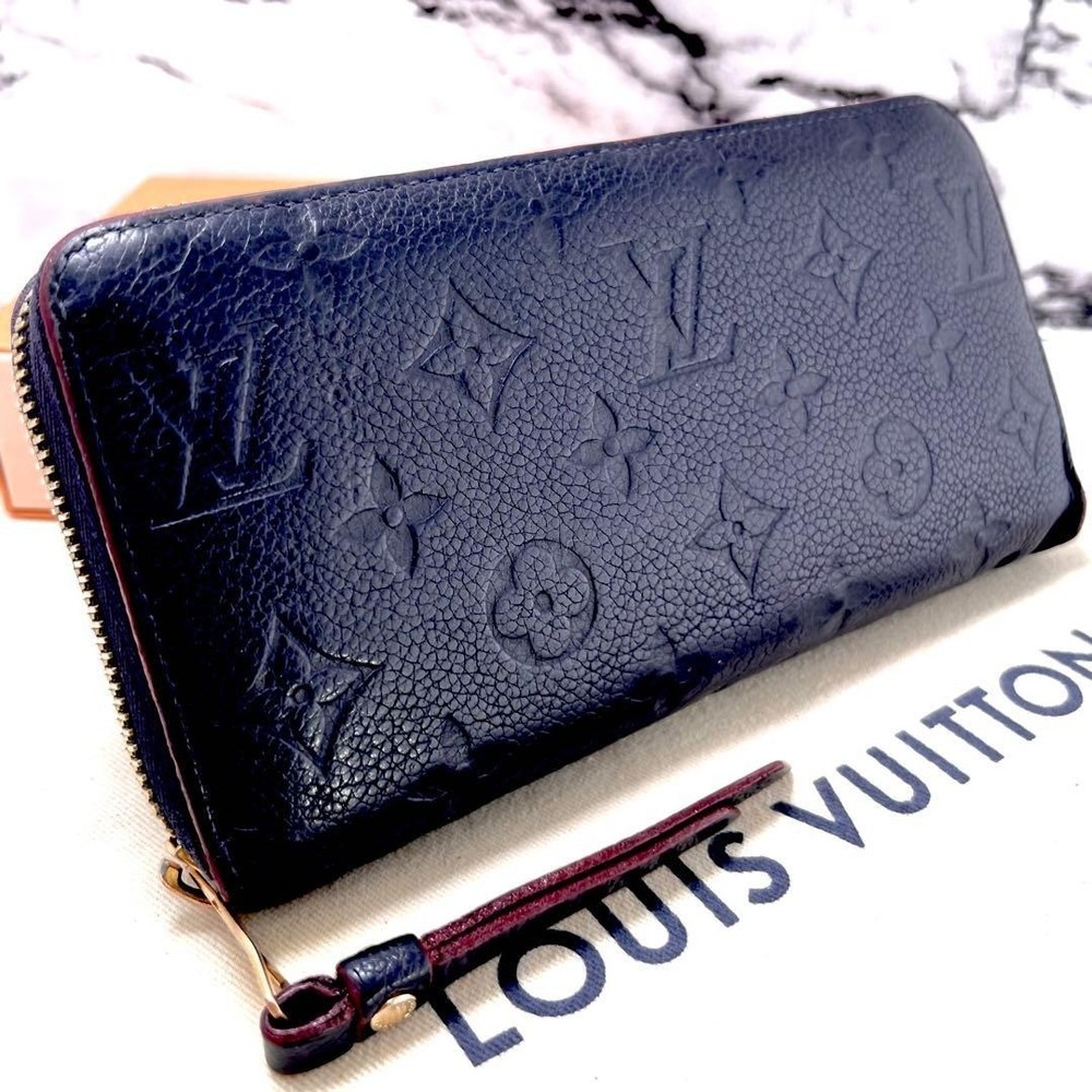 Louis Vuitton Monogram Empreinte Zippy Wallet Leather Long Zip Around