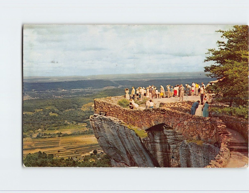 Postcard Lover's Leap Atop Lookout Mountain Georgia USA