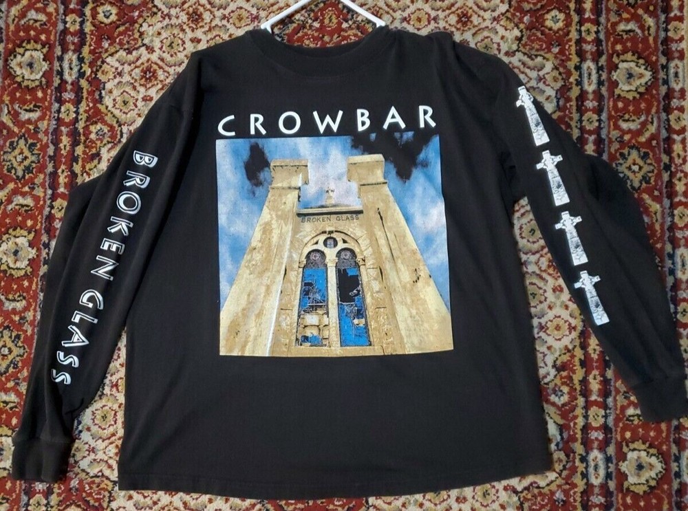 Crowbar longsleeve Broken Glass Gift For Fans Reprint All Size B07.5