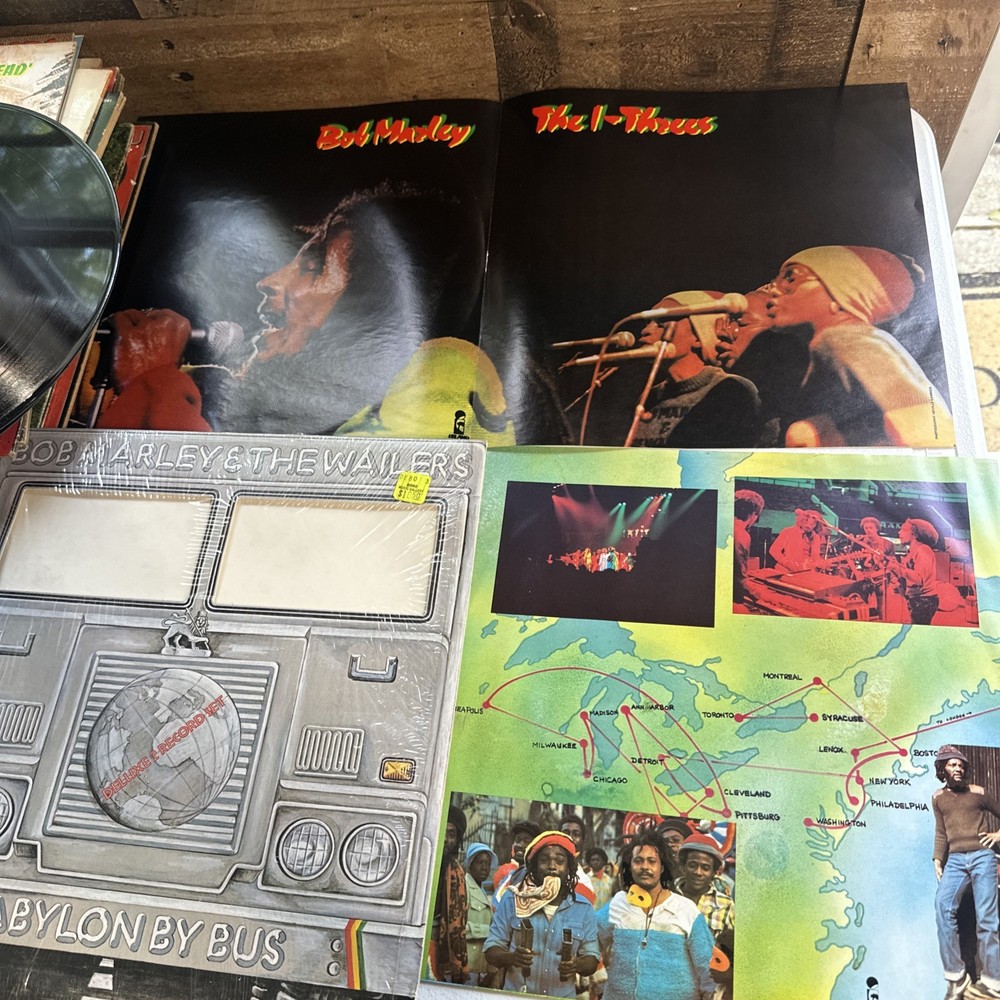 T5-38 BOB MARLEY & THE WAILERS Babylon By Bus - 1978 - DOUBLE LP - With Poster