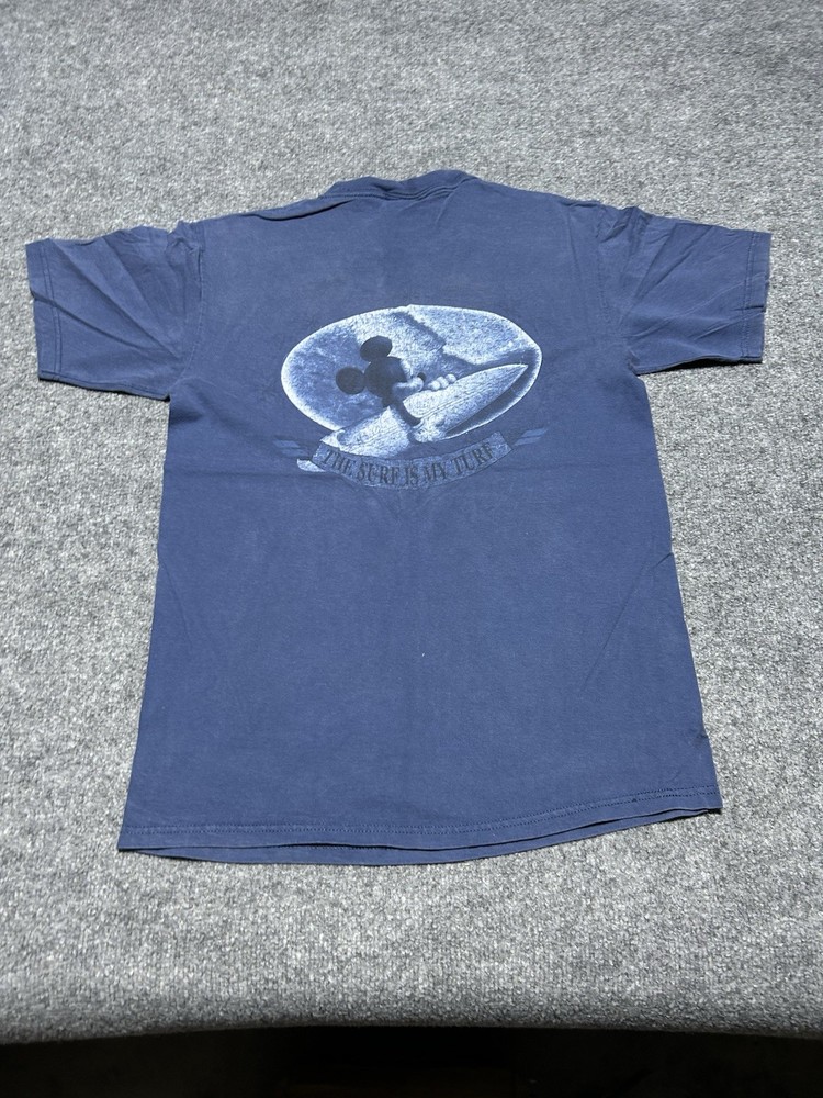 Vintage Mickey Mouse Disney Land Surf T Shirt Size Small Y2k