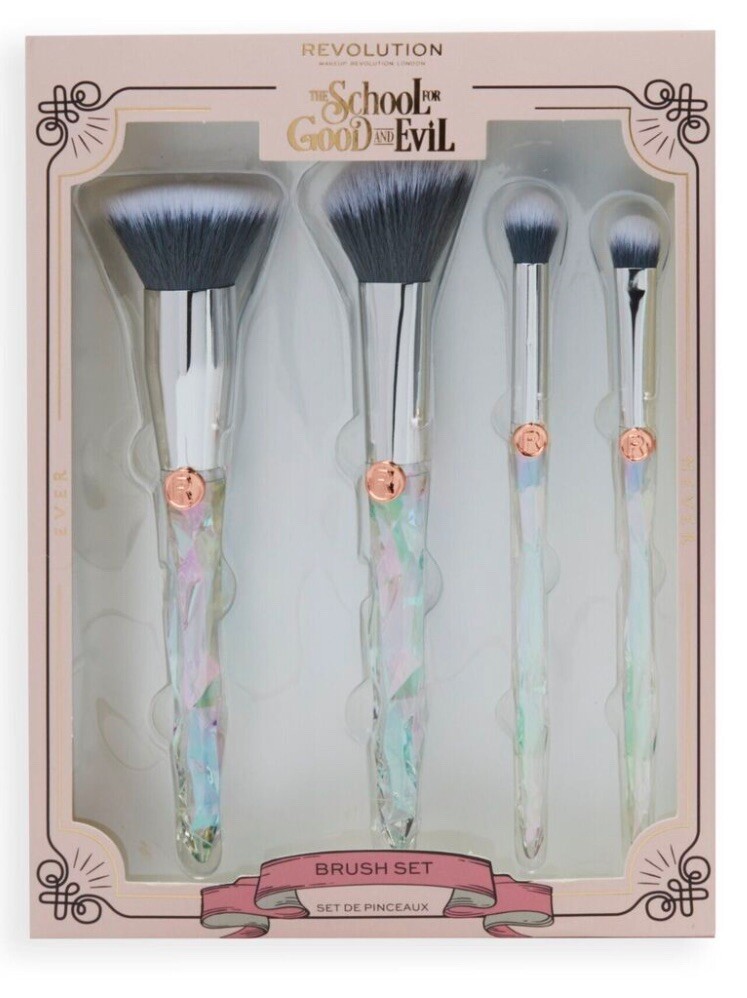 Revolution Beauty The School for Good & Evil Iridescent Makeup Brush Set