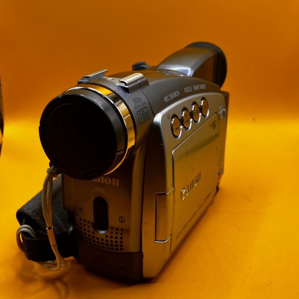 キャノン ZR80 MiniDV ビデオカメラ 18倍光学ズーム アクセサリー付き