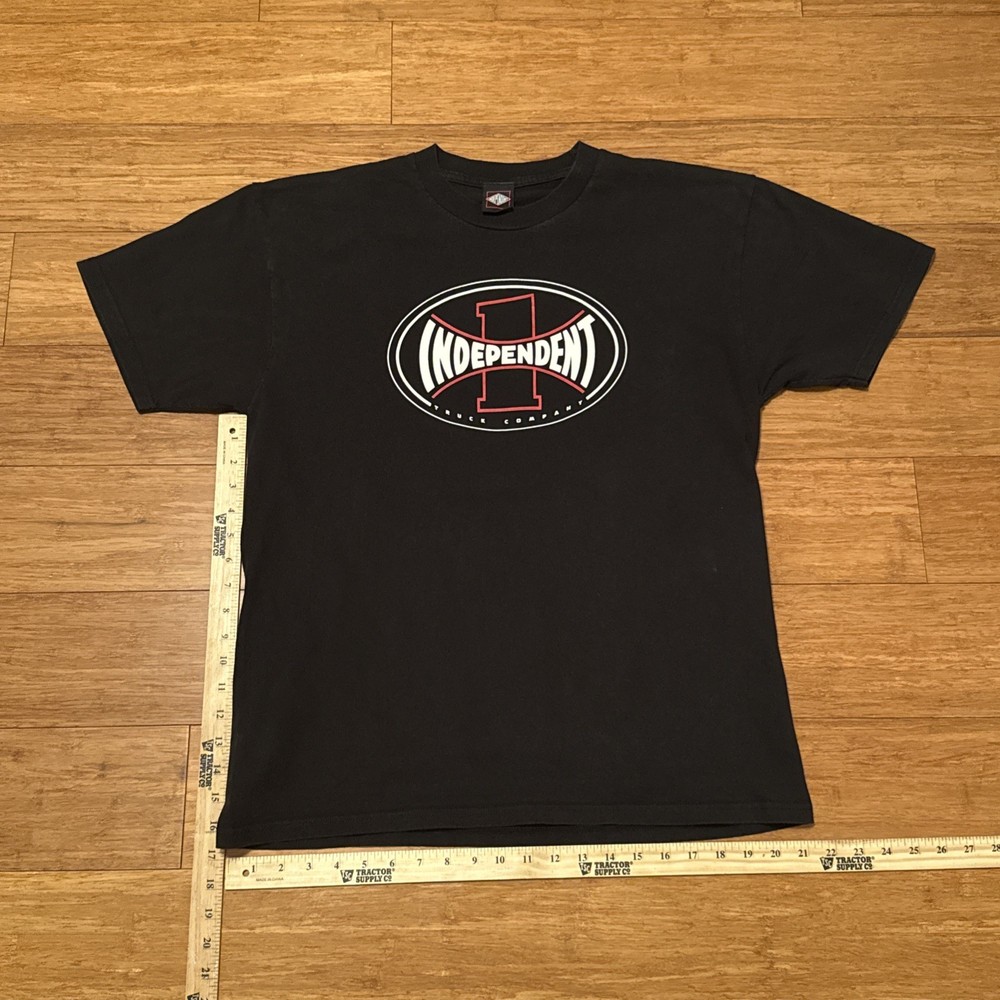 Vintage Independent Trucks Graphic Shirt Size Large 90s Grunge Skater Y2K Skate