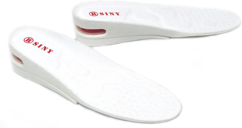 ® 2-Layer Shoe Insoles Full Length Height Increase Pad Air Cushion for Women ...