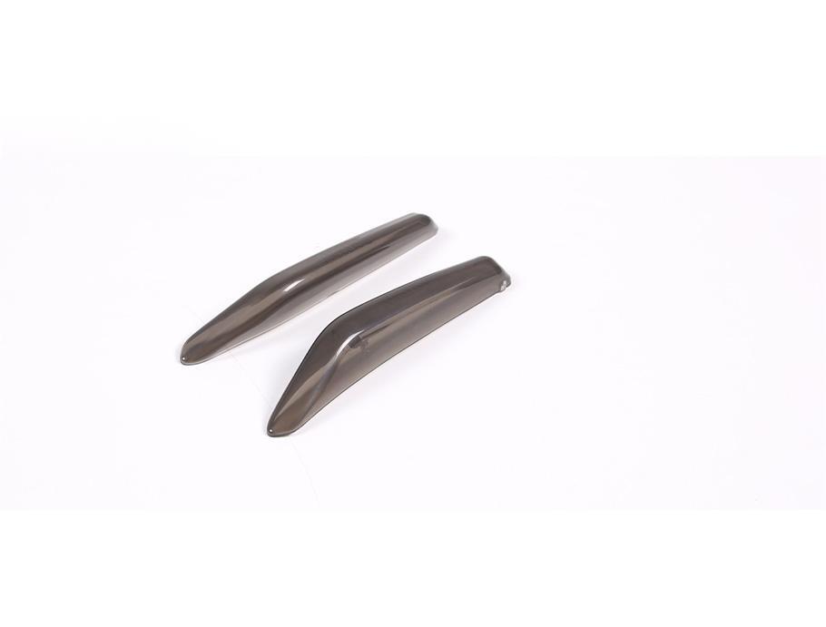 ABS Blackened Rearview Mirror Turn Signal Light Cover Trim For Corvette C8 20-23