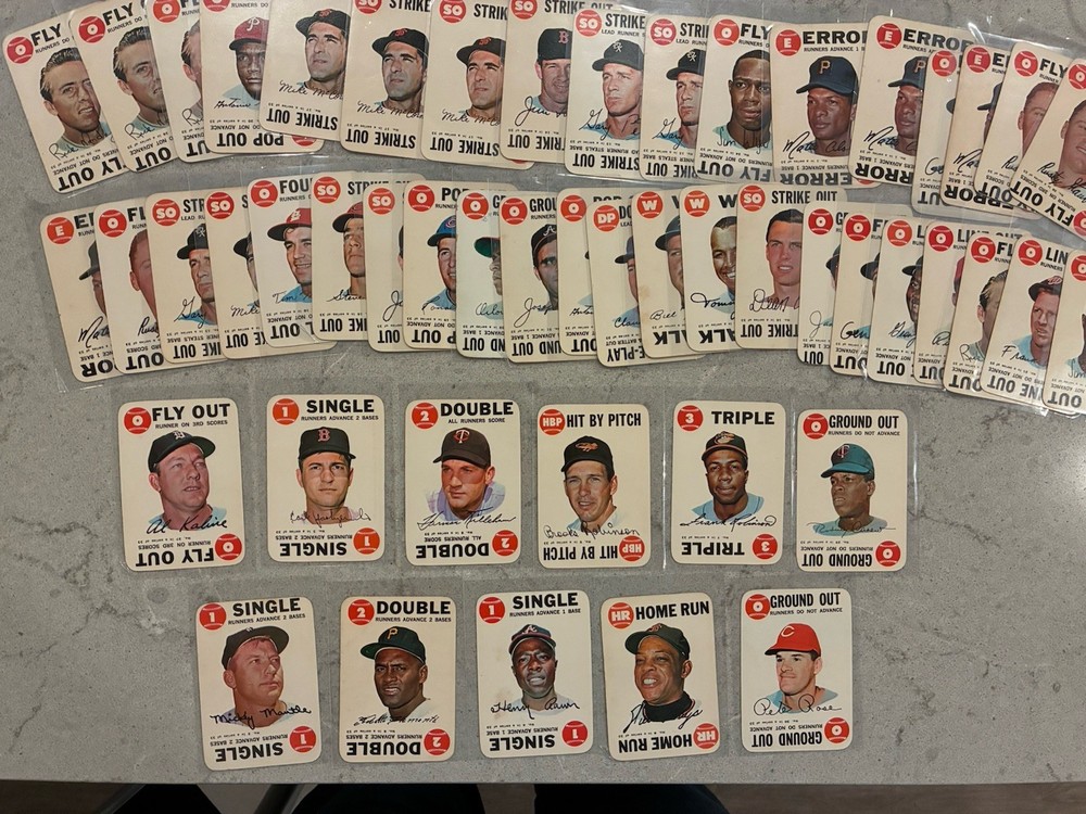 Complete Set 1968 Topps GAME + 17 Extras! Mickey Mantle Aaron Mays Clemente