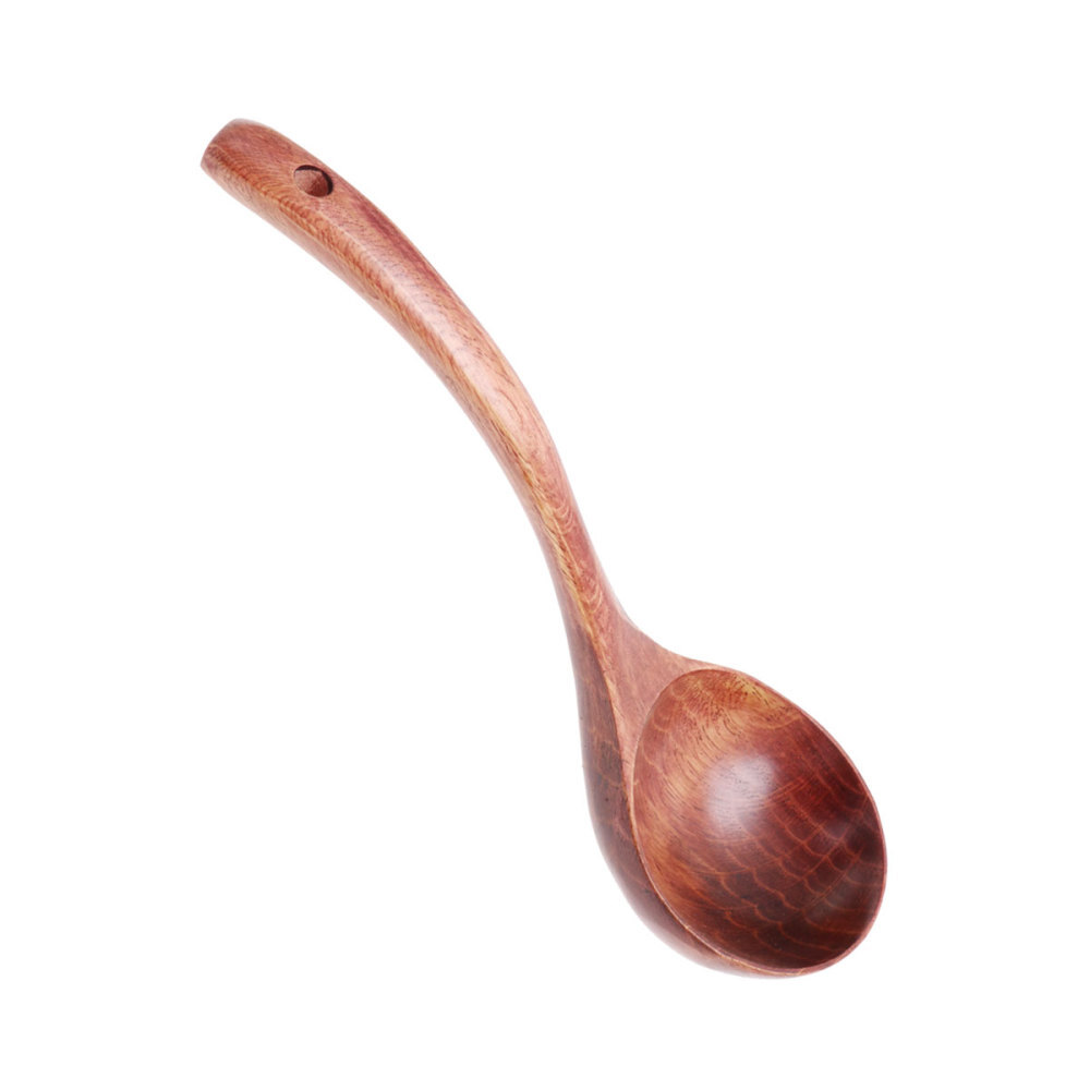 Wood Soup Spoon Wood Stirring Spoon Kitchen Utensil Cookware Spoon