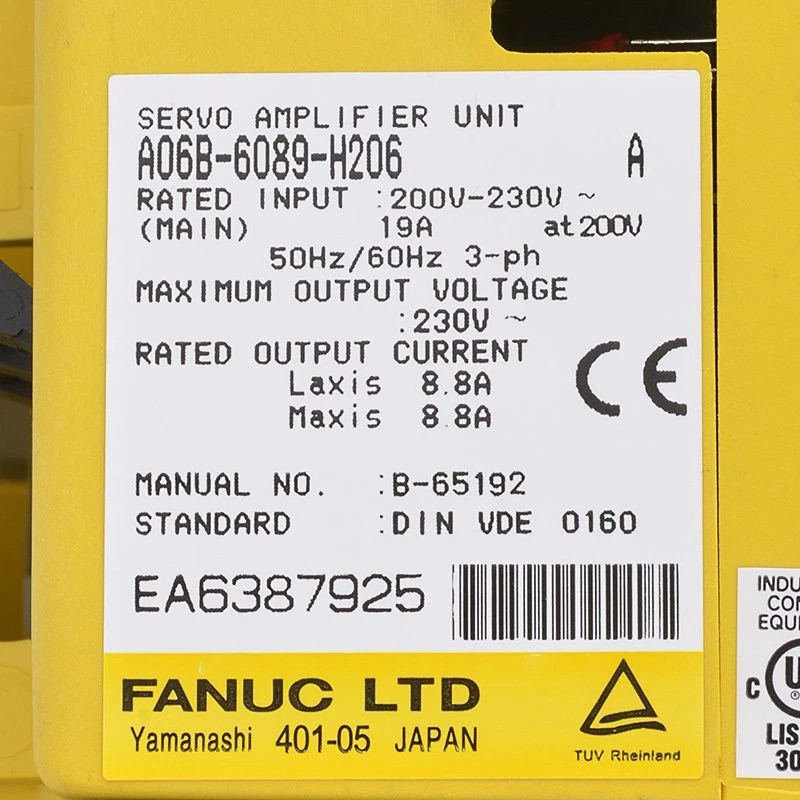 1PC Fanuc A06B-6089-H206 A06B6089H206 Servo Drive Amplifier New Expedited Ship