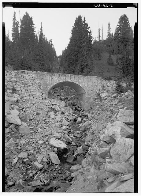 2. SOUTH ELEVATION FACING NORTH UPSTREAM - Edith Creek Bridge, Spanning Edith