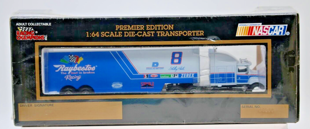 Baterías RACING CHAMPIONS NASCAR Douglas Sterling Martin #8 TRANSPORTADOR SELLADO