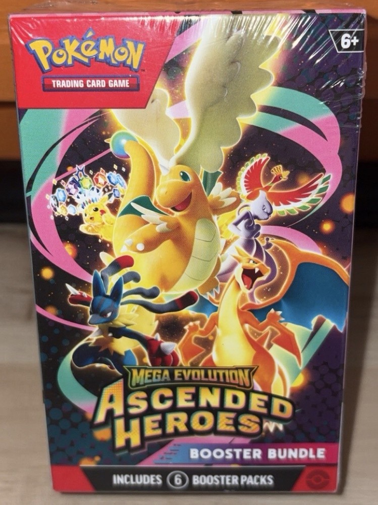 Pokémon TCG Ascended Heroes Booster Bundle Factory Sealed New Lot Of 1