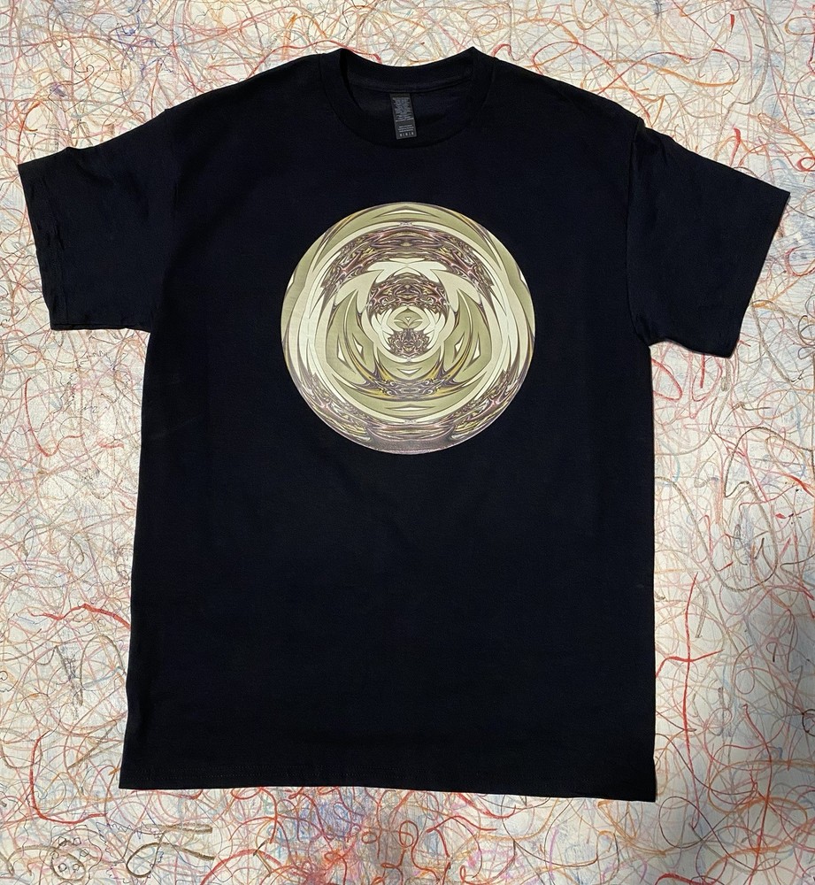 custom made t-shirts Unique Art Merch Design Size Medium Crew Neck black color