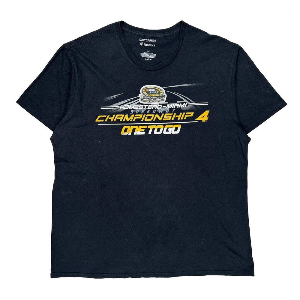 Homestead-Miami Speedway Fanatics Nascar T-Shirt - XL Black Cotton