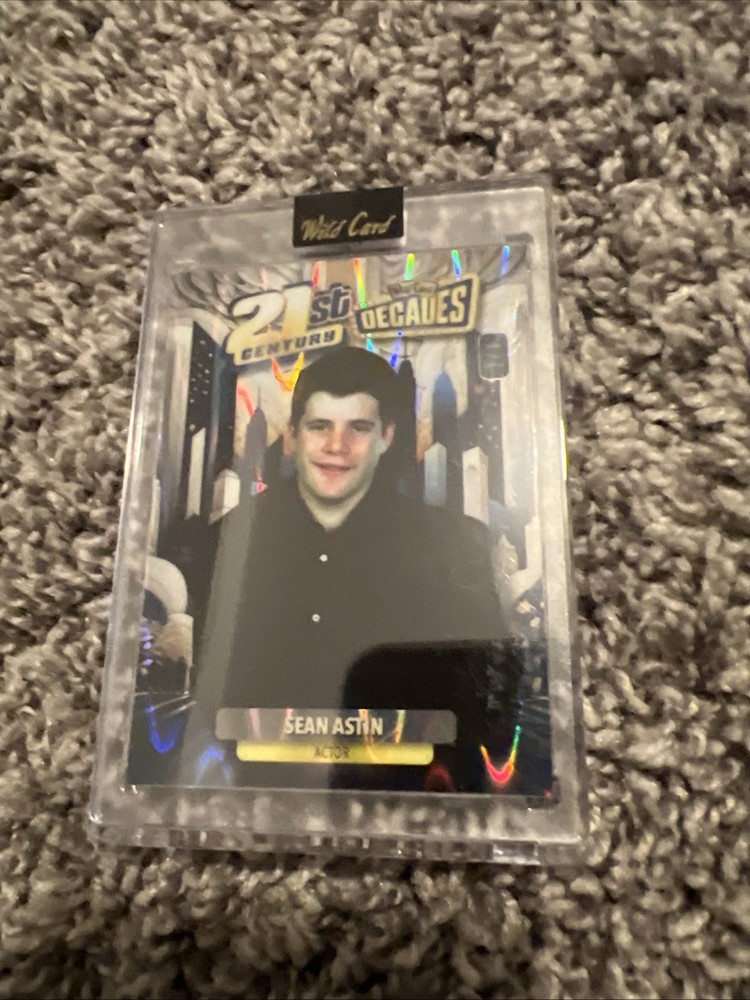 RUDY!! 1/1 SEAN ASTIN 2024 Wild Card Decades 21st Century Goonies Lord of Rings
