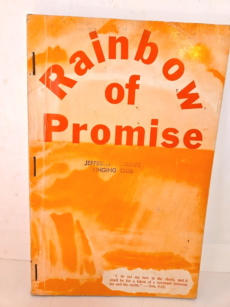 Rainbow Of Promise 1972 Religious Hymn Book Vintage Choir Song Book
