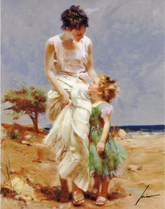PINO Daeni Limited Edition Giclee art print Joyful Memories Signed Numbered COA