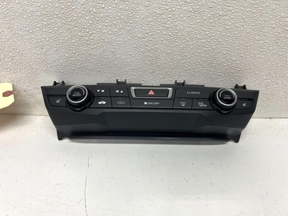 18-19 HONDA CLARITY A/C HEATER TEMPERATURE CLIMATE CONTROL PANEL, OEM LOT3492
