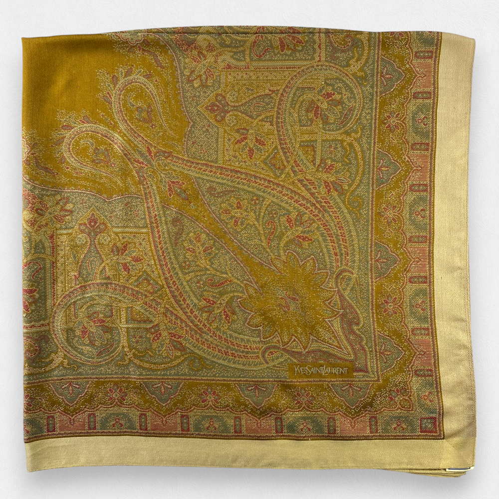 Vintage Yves Saint Laurent Scarf Wrap Top