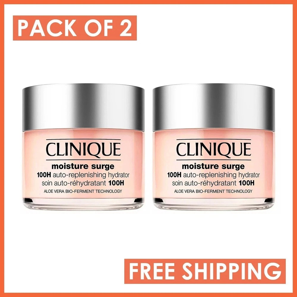 Pack of 2 - Clinique Moisture Surge 100H Auto-Replenishing Hydrator 125ml/4.2o