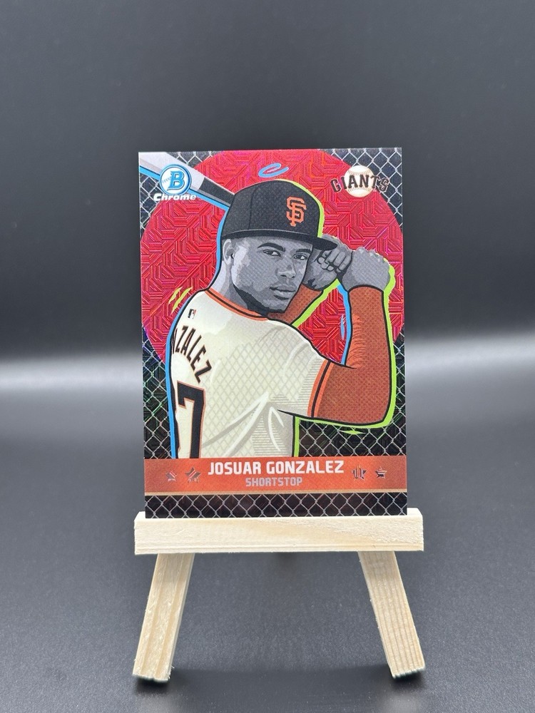2025 Bowman Chrome Ascensions Josuar Gonzalez Red Mojo /5 BA-23 SF Giants