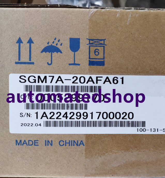 YASKAWA servo motor SGM7A-20AFA61 brand new