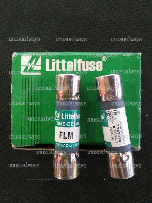 1PC New Littelfuse FLM-10 (FLM-10 ) 10Amp 250V Midget Time-Delay Class CC Fuse