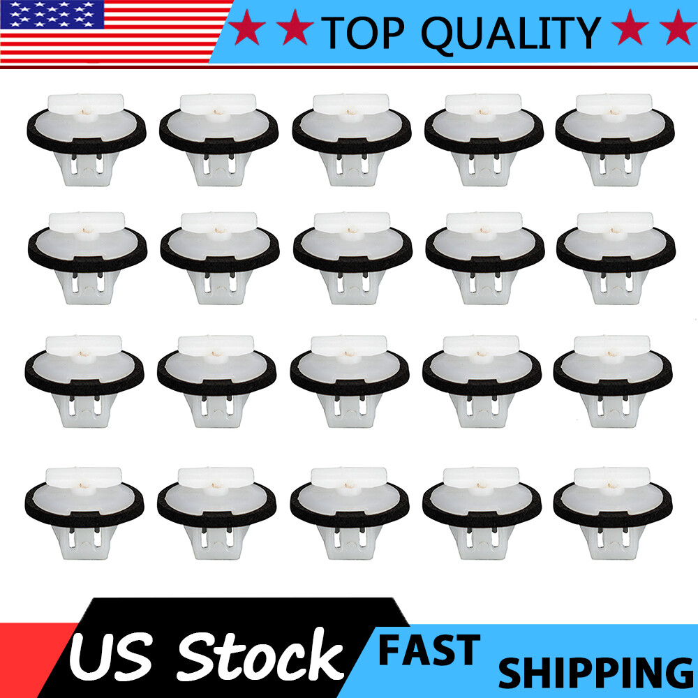 20Pcs Car Front Fender Flare Wheel Arch Molding Clips Retainer Clips For Nissan