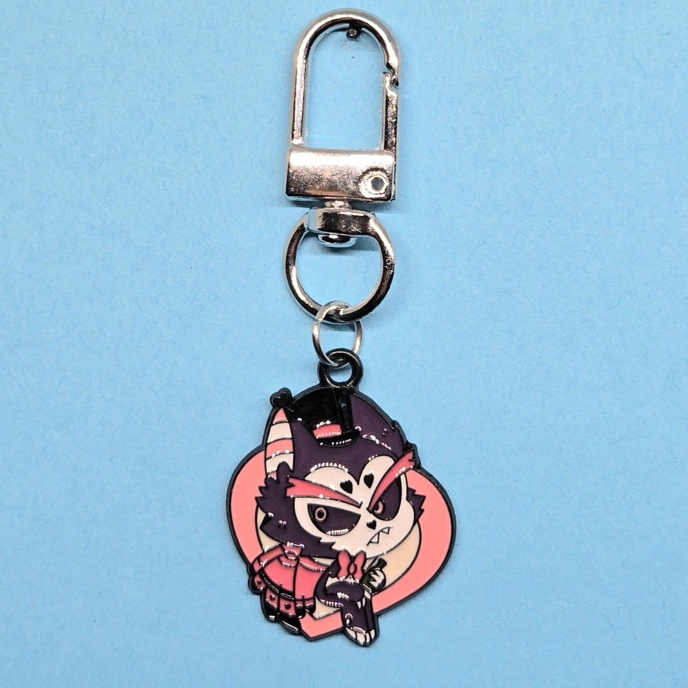 Husk Mini Keychain Hazbin Hotel Cartoon