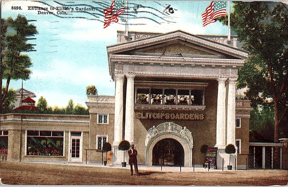 Postcard GARDEN SCENE Denver Colorado CO m/09 AI3631