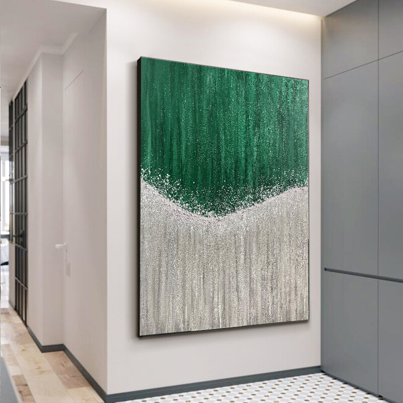 Abstract Design Texture Canvas Oil Painting Hand Painted Entrance Decor Canvas