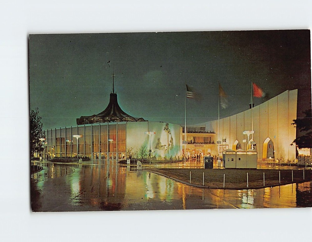 Postcard The Vatican Pavilion New York Worlds Fair Queens New York USA