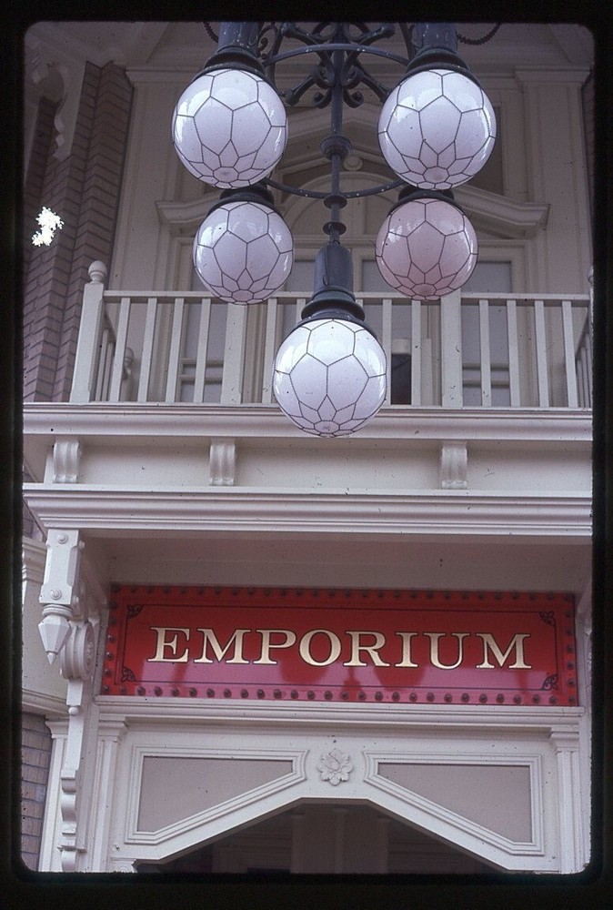 Emporium Sign / Building Disneyland Vintage 1960s/70s Slide Photo