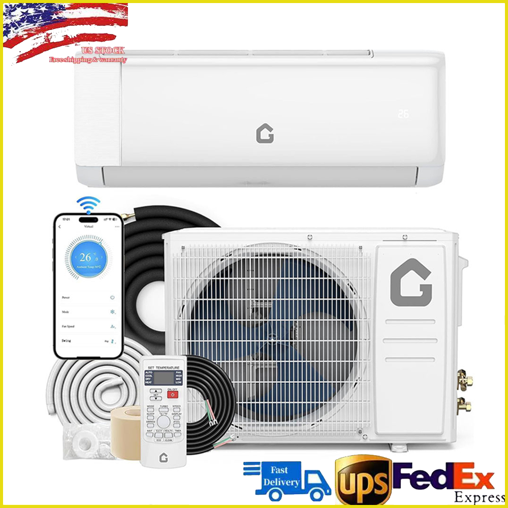 12000 BTU 22 SEER Ductless Mini Split AC Heat Pump Inverter 110V
