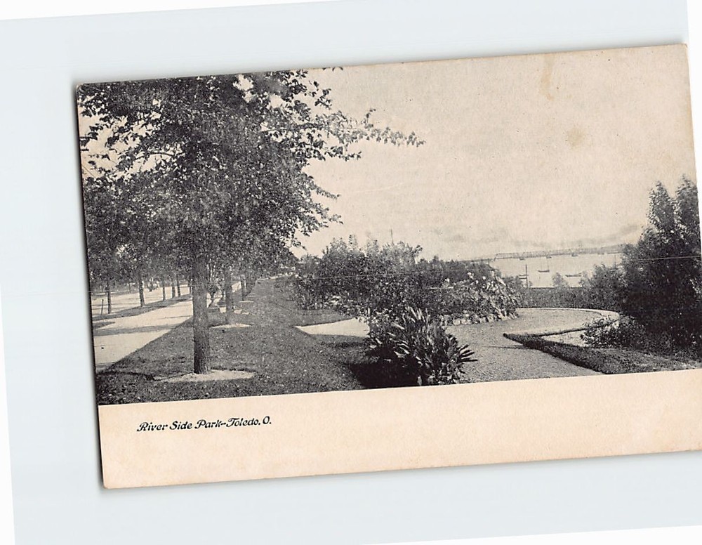 Postcard Riverside Park Toledo Ohio USA