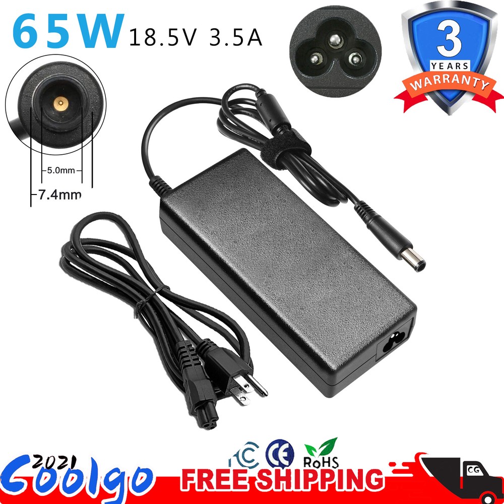 65W AC Adapter Charger for HP Pavilion G4 G5 G6 G7 Laptop Power Supply Cord