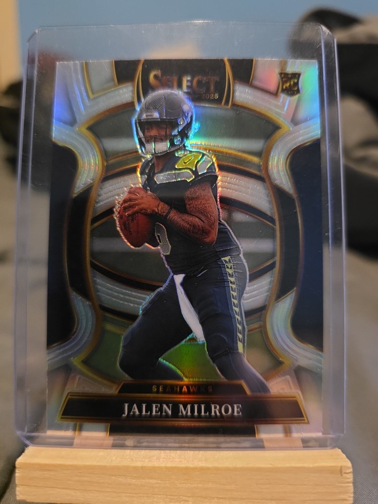 2025 Panini Select - Concourse Jalen Milroe #14 Silver Prizm (RC)